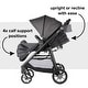preview thumbnail 14 of 35, Quantum4 3-in-1 Travel System with LiteClik 30 R SafePlus Infant Car Seat and Base