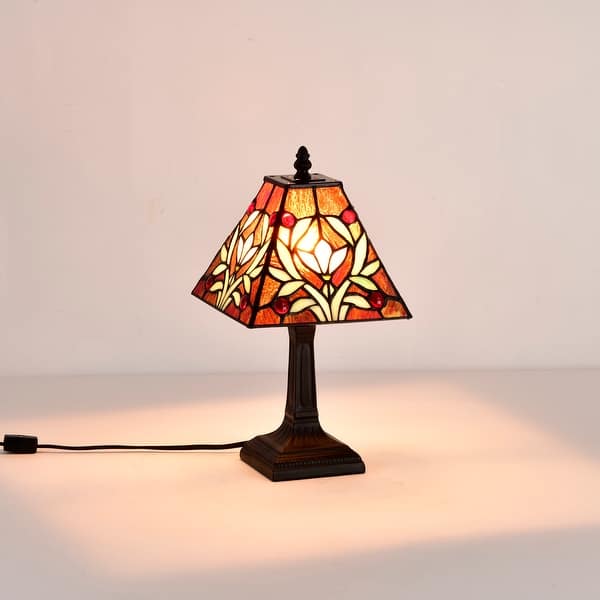 Sophie Table Lamp In Navy and Antique Brass by Gabby