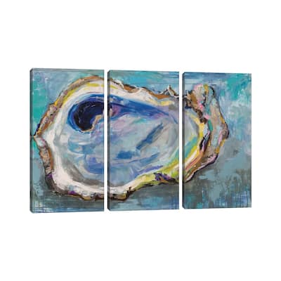 iCanvas "Oyster Two" by Jeanette Vertentes 3-Piece Canvas Wall Art Set