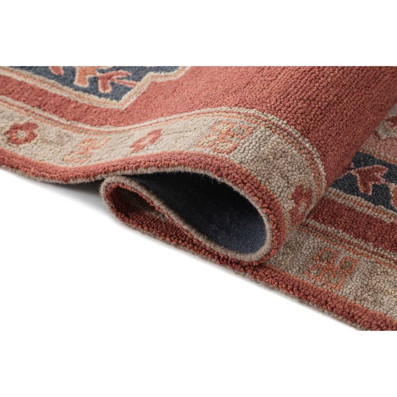 Terra by Obeetee Noble Sarah Red Rug