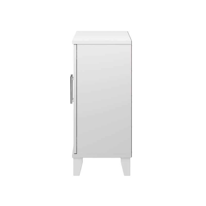Somerset Small Storage Cabinet with Doors & Shelves by Bush Furniture