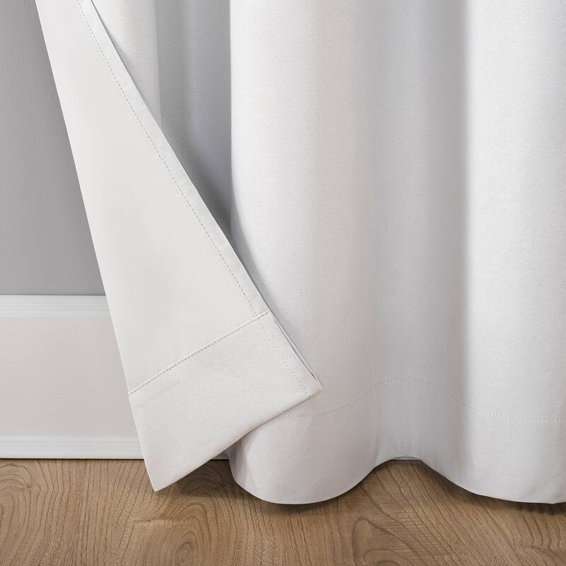 Sun Zero Cyrus Thermal Total Blackout Back Tab Curtain Panel, Single Panel