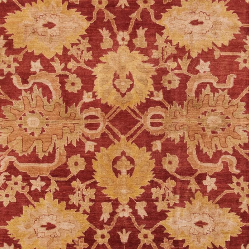 SAFAVIEH Couture Hand-knotted Peshawar Ingmari Traditional Oriental Vegetable Dye Wool Rug with Fringe