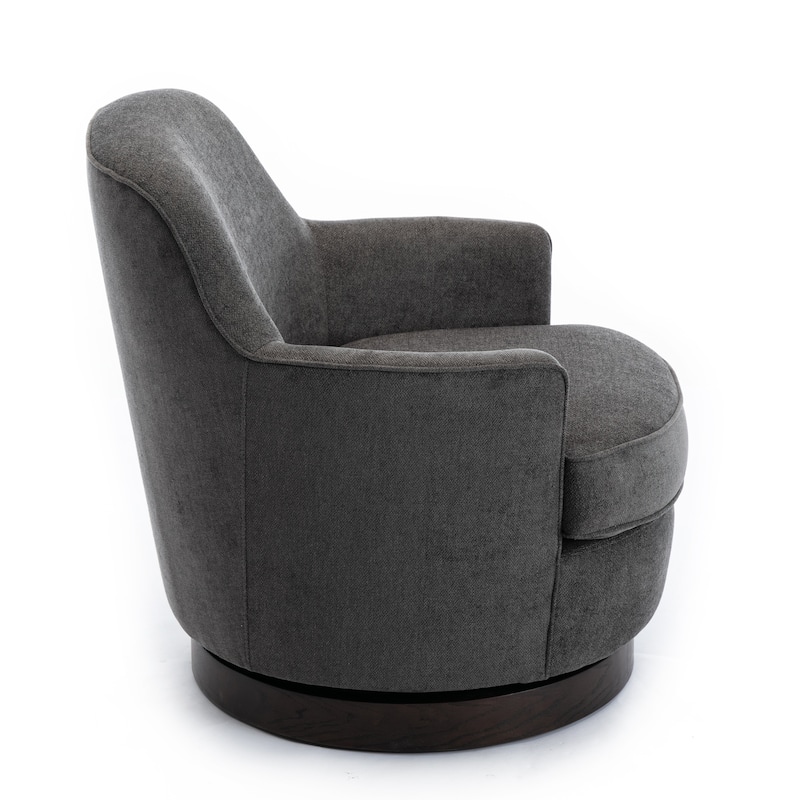 Rosedale Wood-based Swiveling Accent Chair by Greyson Living