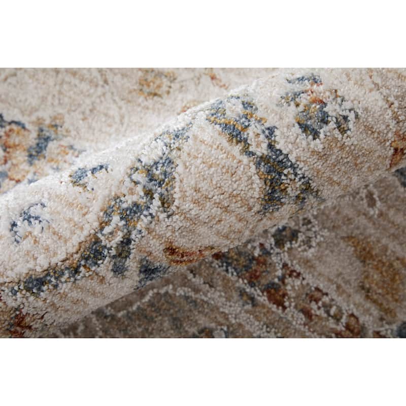 Grand Bazaar Hyannis Machine Made Ikat Transitional Area Rug