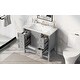 preview thumbnail 12 of 28, 36" Bathroom Vanity with Sink Combo, One Cabinet and Three Drawers, Solid Wood and MDF Board