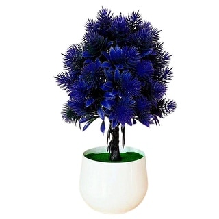 Artificial Plant Pot Waterproof Diy Flower Craft Plastic Small Tree ...
