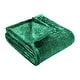 preview thumbnail 31 of 69, Superior Classic Solid Fleece Blanket Plush Medium Weight King - Evergreen