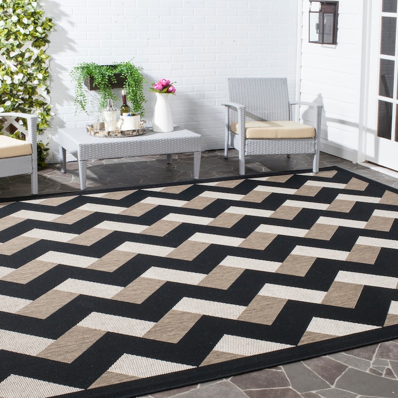 SAFAVIEH Courtyard Norita Indoor/ Outdoor Waterproof Patio Backyard Rug