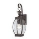 preview thumbnail 1 of 2, Medici Bronze One Light Outdoor Wall Lantern from the Oasis Collection