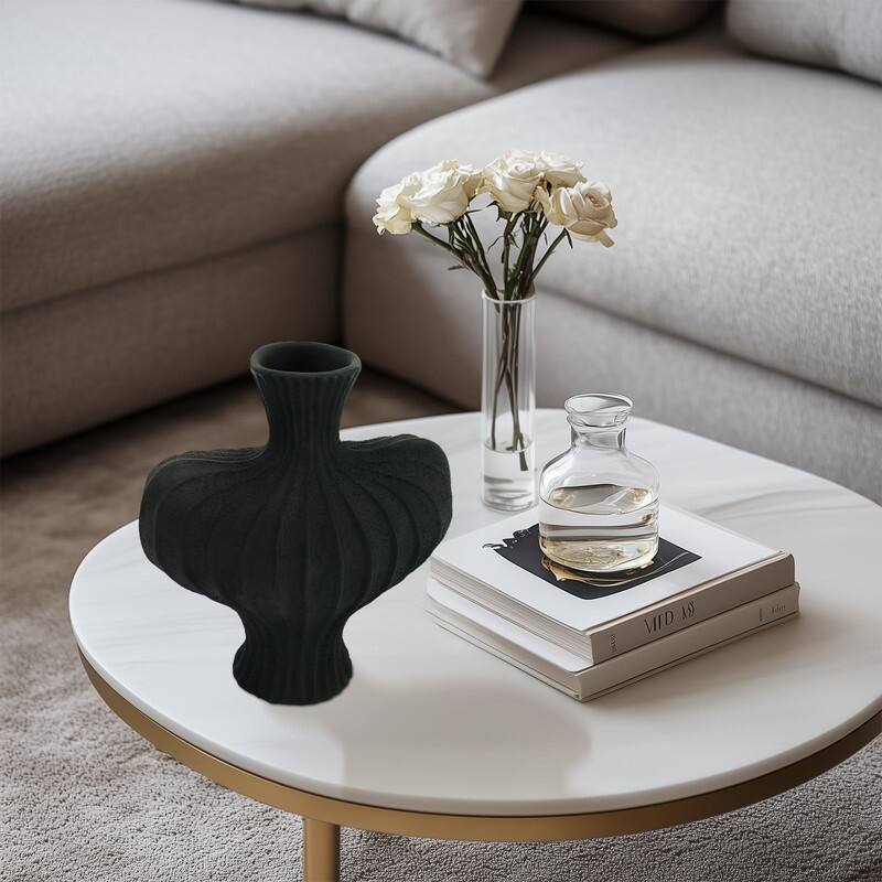 Nordic Boho Flower Vase Heart Shape, Dried Flower Table Centerpiece