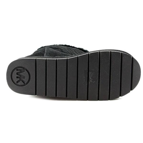 Shop Michael Michael Kors Ak15g Round Toe Synthetic Winter Boot