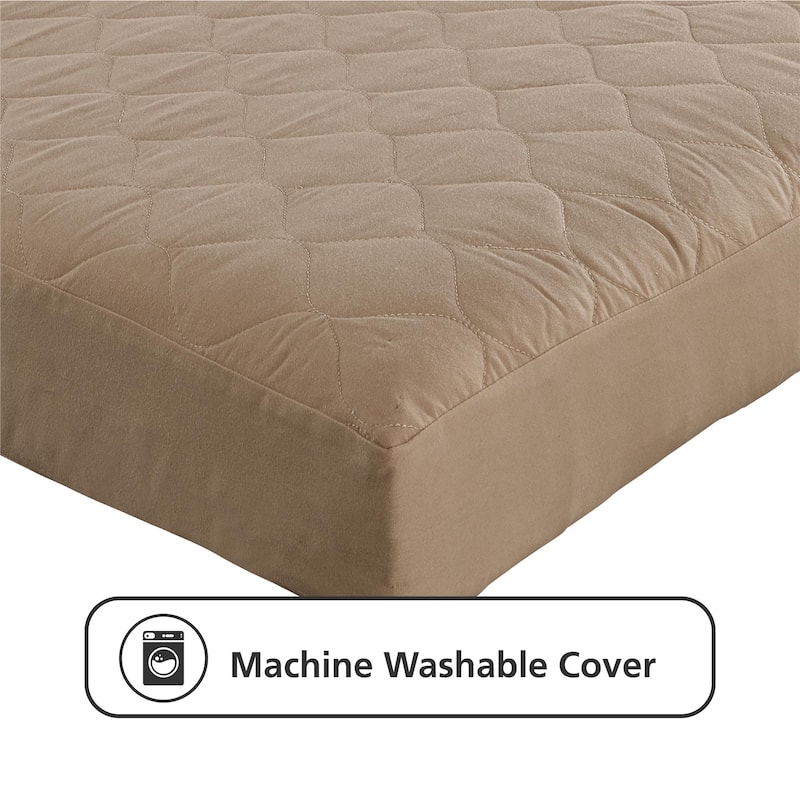 DHP Dana 6 Inch Quilted Mattress with Removable Cover and Thermobonded Polyester Fill