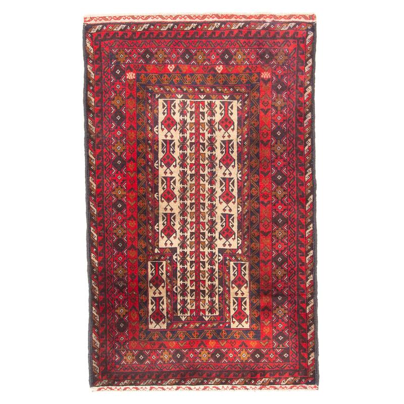 ECARPETGALLERY Hand-knotted Teimani Tan Wool Rug - 2'11 x 4'9