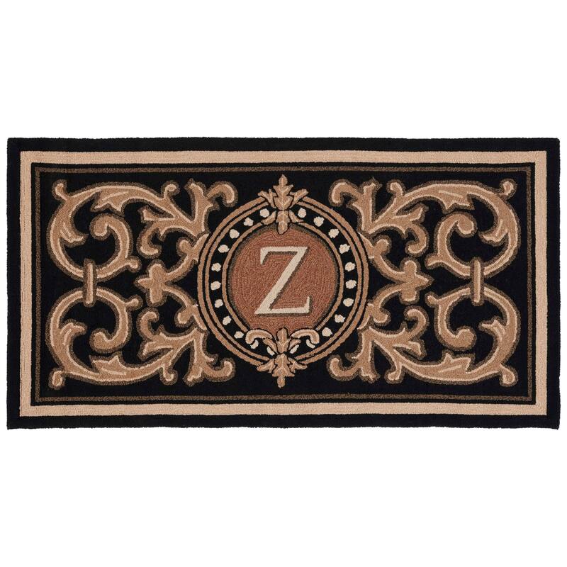SAFAVIEH Handmade Monogram Bruneta Casual Rug