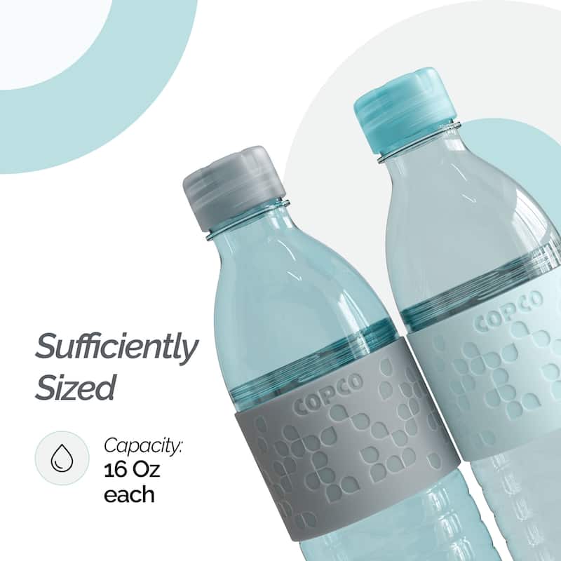 Copco Hydra Tritan Water Bottle Set of 2 BPA Free