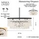 preview thumbnail 8 of 9, Minka Lavery 6705 Shimmering Elegance 5 Light 28" Wide Crystal