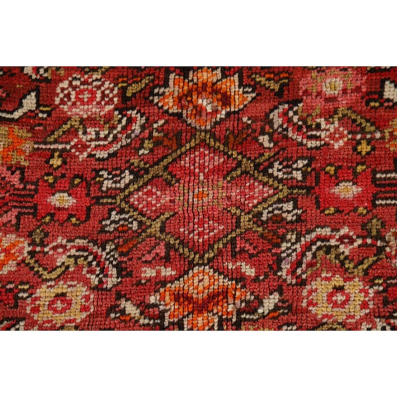 Vegetable Dye Sultanabad Antique Persian Square Wool Carpet - 5'3" x 5'10"