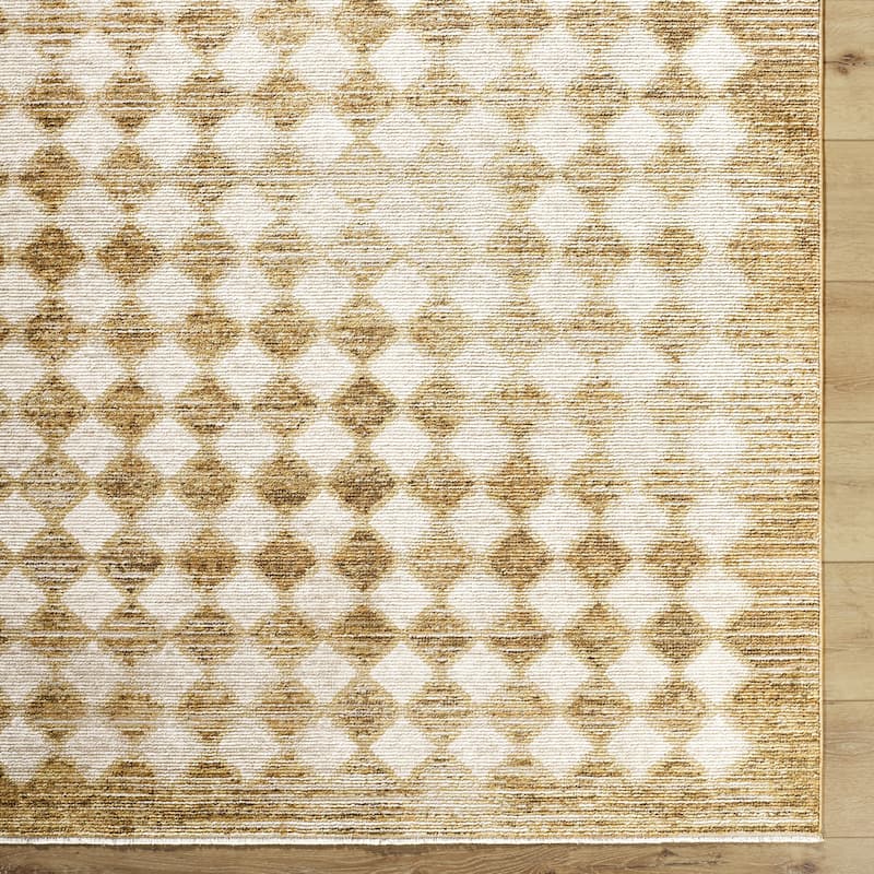 Galey Alix x Livabliss Myrtle Avenue V Vintage Checkerboard Area Rug