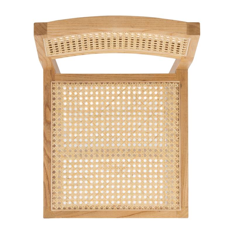 SAFAVIEH Yvonne Cane Dining Chair - 22.2" x 17.5" x 30.7" - 22Wx18Dx31H