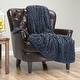 preview thumbnail 2 of 43, Chanasya Faux Fur Soft Cloud Embossed Textured Throw Blanket