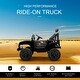 preview thumbnail 4 of 3, Battery-Powered 12V Kids Ride On Truck with Remote Control, Shock-Absorbing Wheels, Adjustable Speed, and LED Lights