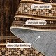 preview thumbnail 4 of 7, Modern Bordered Area Rugs for Living Room Bedroom Floral Rug Low Pile Non-Slip Accent Rug