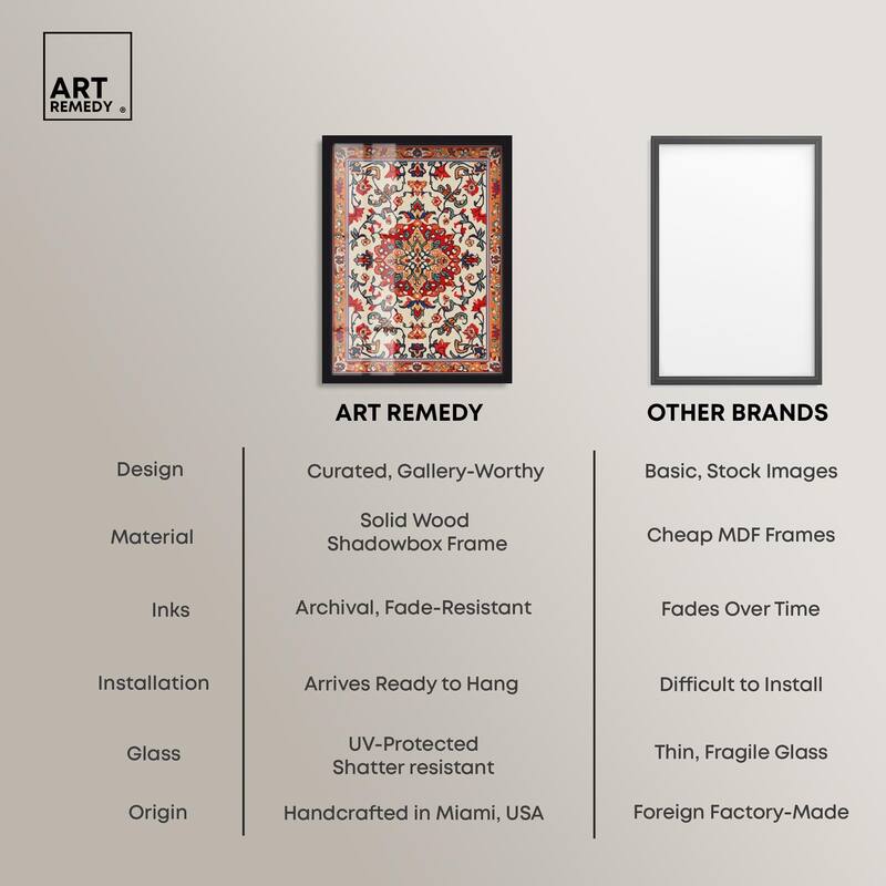 Morrocan Garden II Shadowbox by Art Remedy