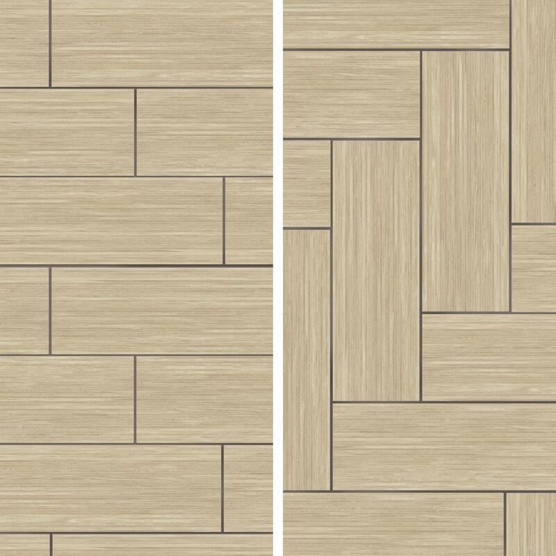 Merola Tile Larchwood Alder 15-3/4" x 47-1/4" Fluted Ceramic Wall Tile