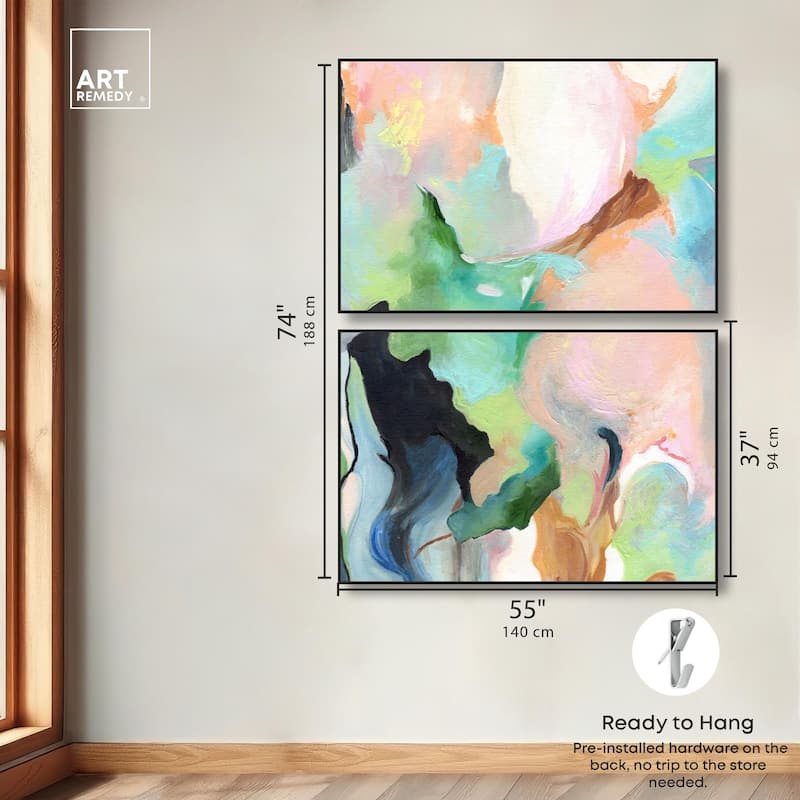 The Dreamer part II Canvas Set of 2 by Art Remedy