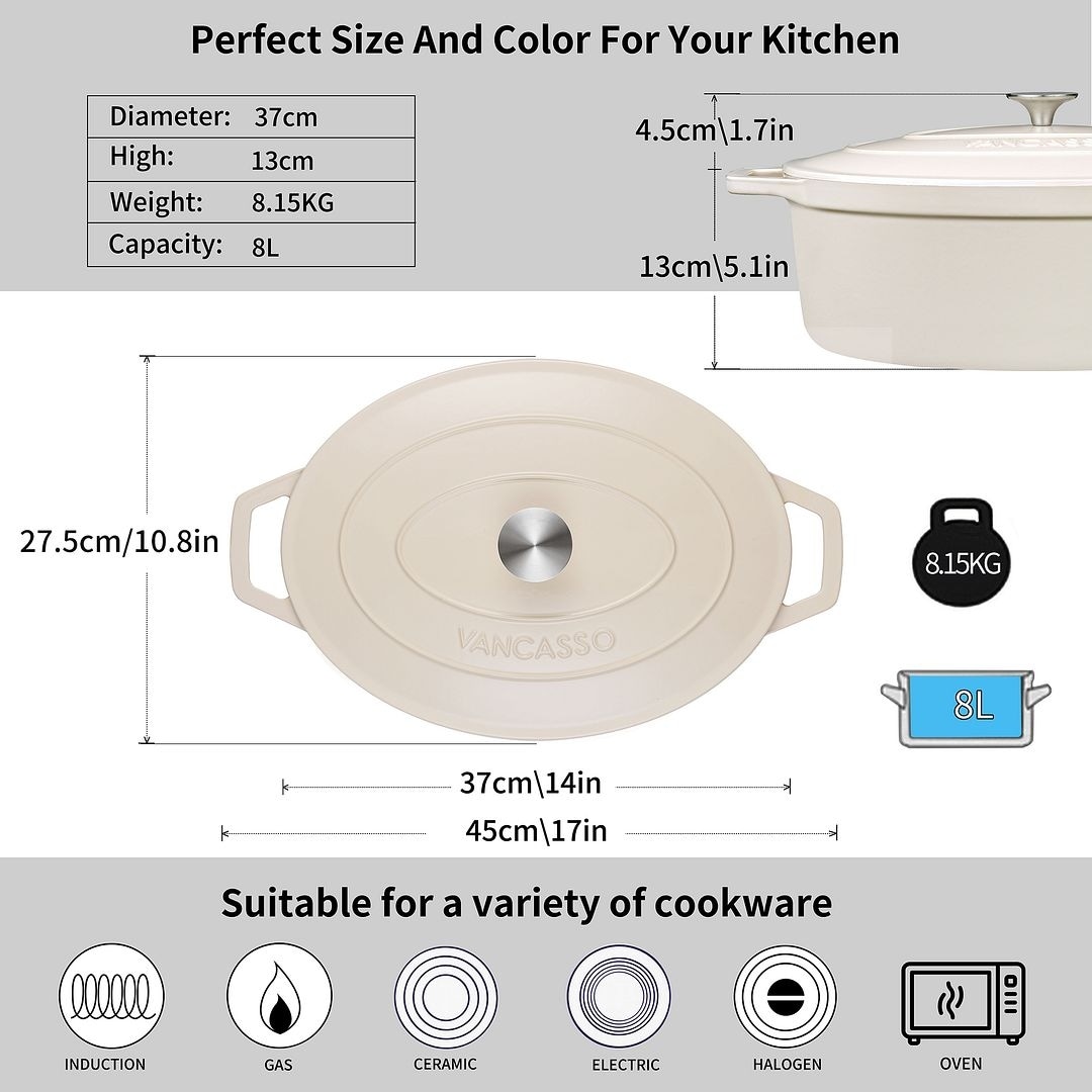 2023 New Style Cookwin Double Use Qt Quart Ultimate Enameled 2-in