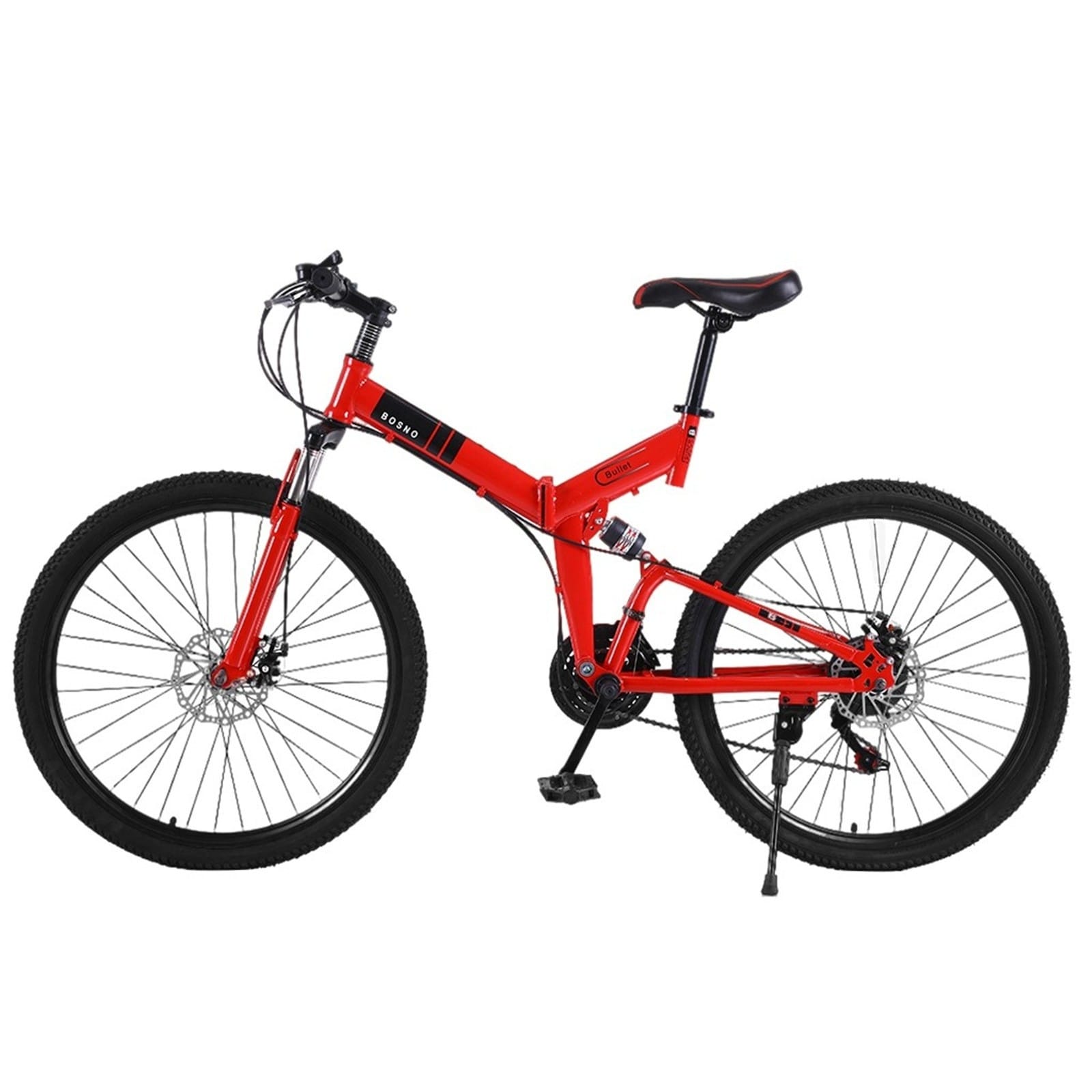 26 Inch Mountain Bike With 21 Speed Dual Disc Brakes Full