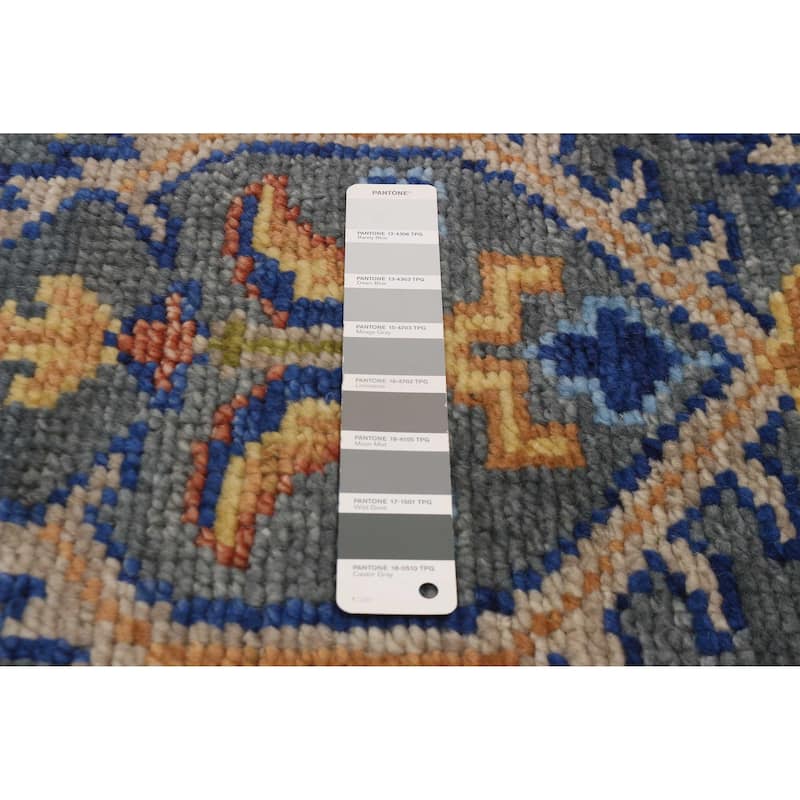 ECARPETGALLERY Hand-knotted Jules Serapi Dark Grey Wool Rug - 7'11 x 9'10