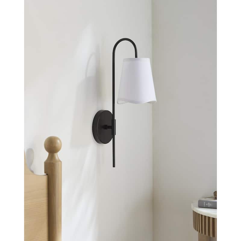 Livabliss Gencay Cottage Wall Sconce - 6"L x 9"W x 19"H - Brick