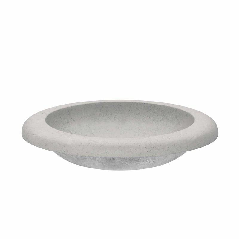 Cuyama NativeStone and Concrete Drop-in Bathroom Sink - 21" x 15" x 5"