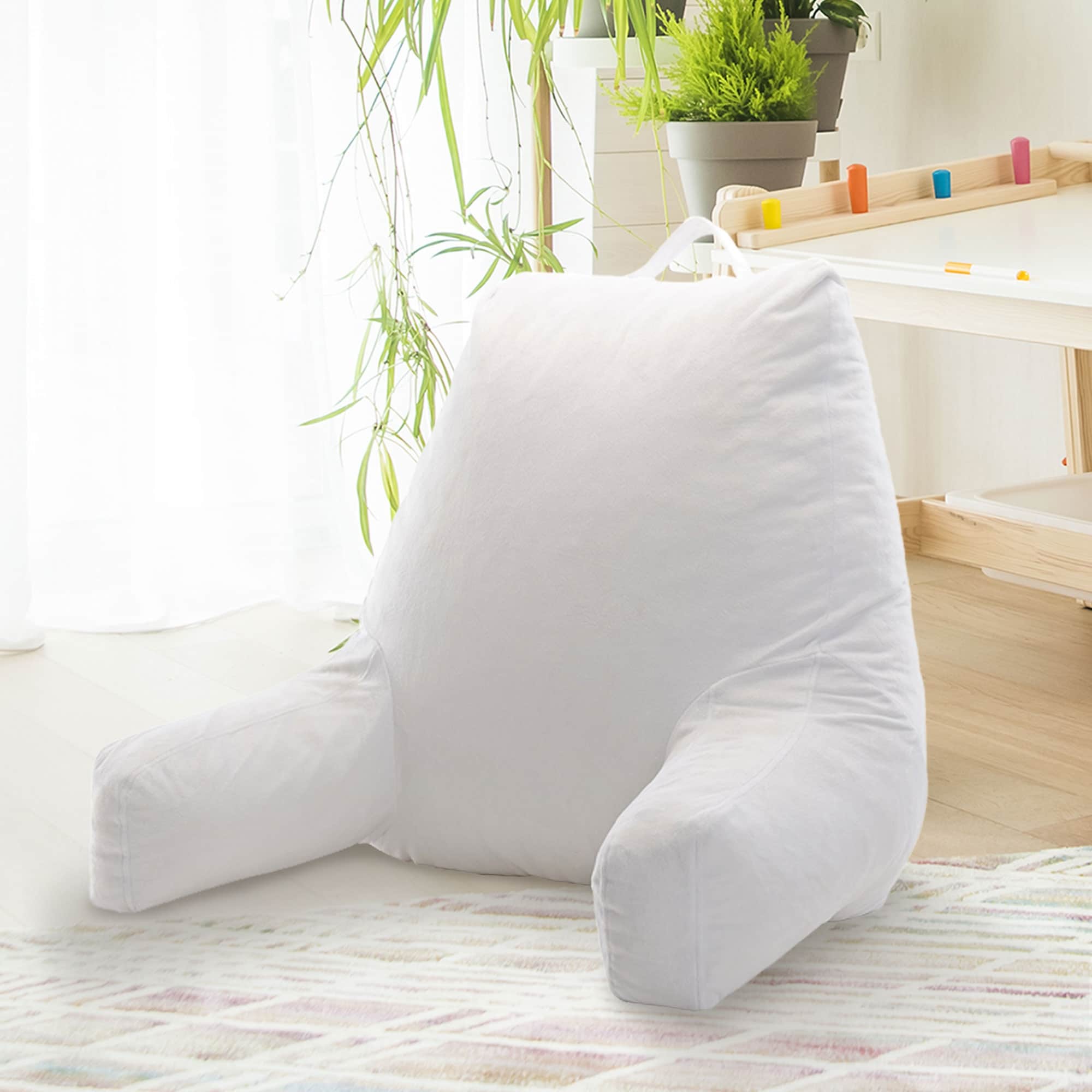 Reading pillow with armrest new arrivals