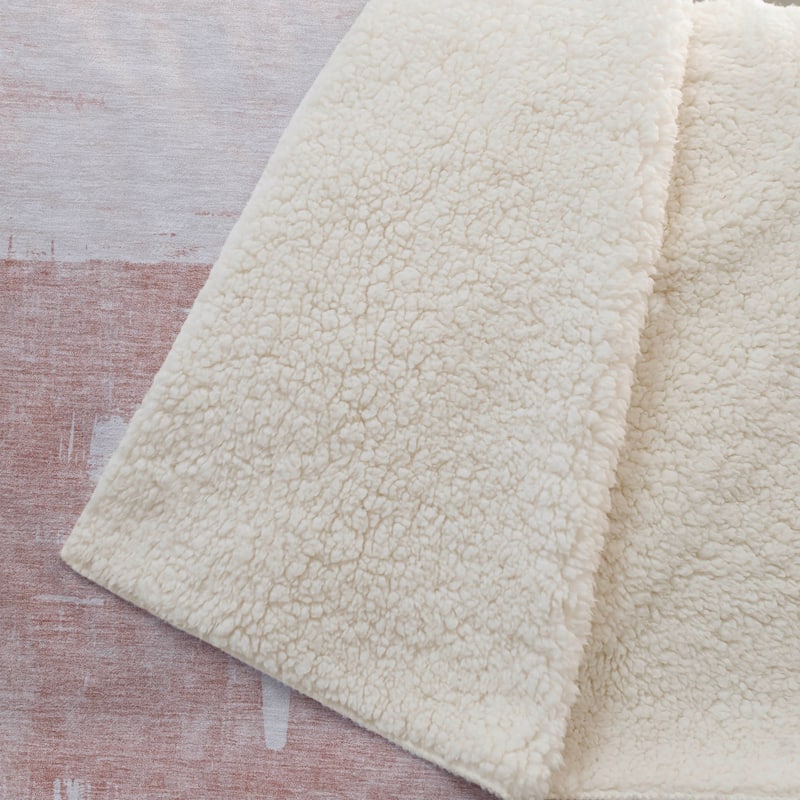 Premium Machine Washable Abstract Contemporary Sherpa Throw Blanket