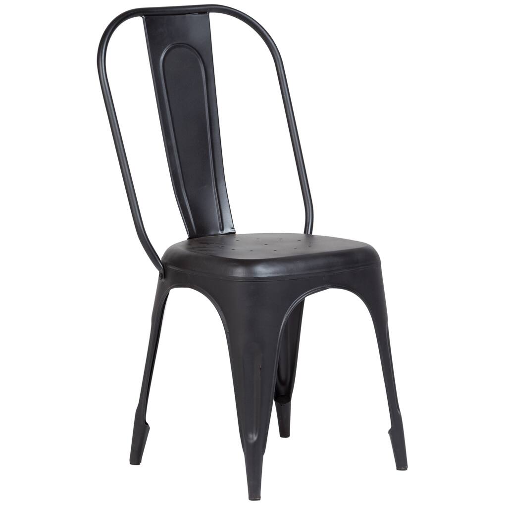 Handmade Wanderloot Cafe French Style Metal Dining Chair (India)