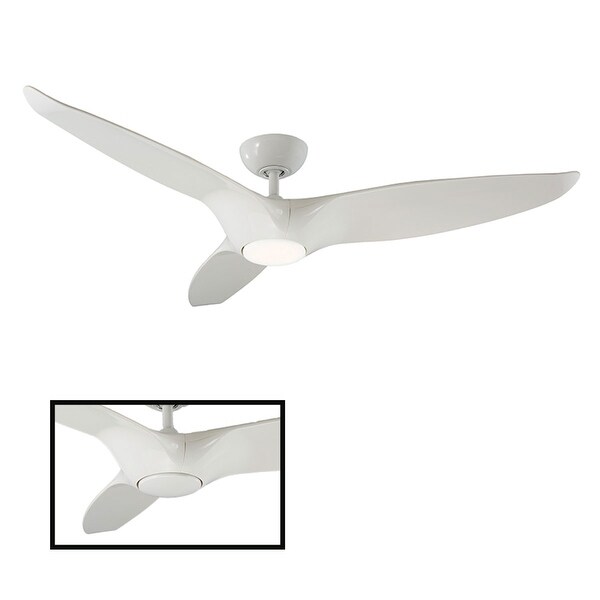 Morpheus III 60 Inch Three Blade Indoor / Outdoor Smart Ceiling fan Six Speed with DC Motor and LED Light