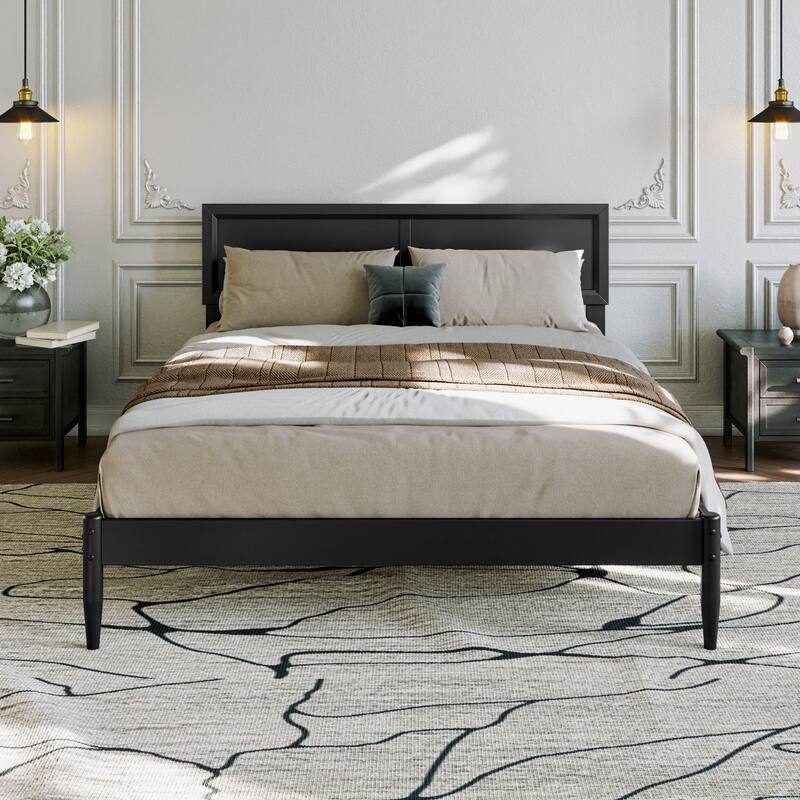 Ellarie Platform Bed with Adjustable Headboard