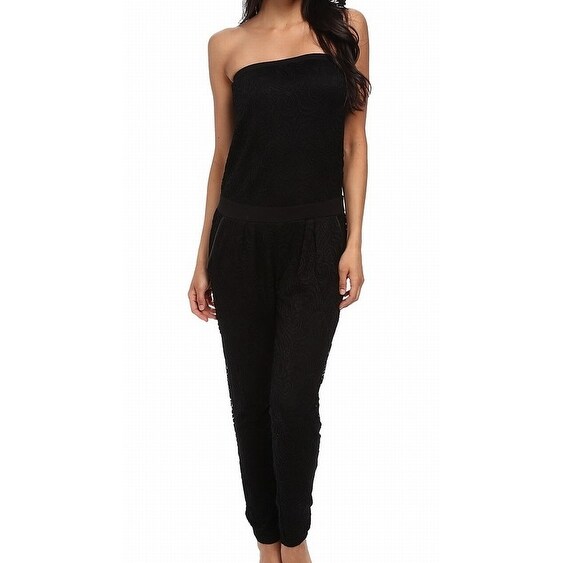 black overlay jumpsuit