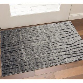 Abstract Rectangle Industrial Style Rug - 36' X '26' X '0.41 - Bed Bath ...