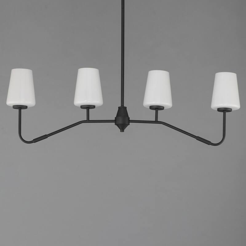 Maxim 12697WT Durham 4 Light 5" Wide Linear Pendant