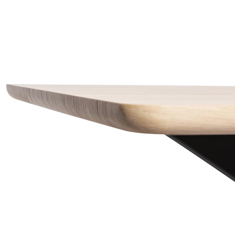 Ravenna 5-Piece Dining Set 63-Inch Rectangular MDF Tabletop Dining Table and 4 Arm Chairs