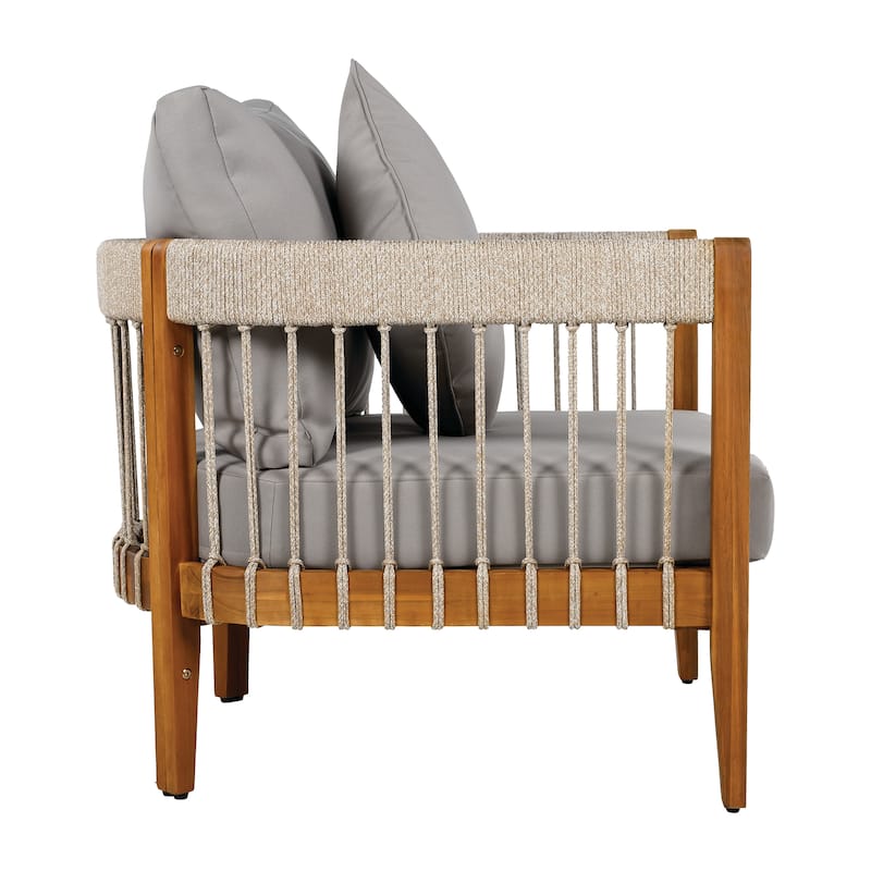 Christopher Knight Home - Jayson Acacia Wood Outdoor Club Chair