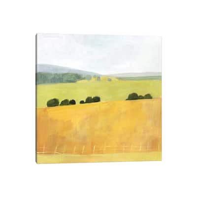 iCanvas "Soft Fieldscape II" by Victoria Borges Canvas Print