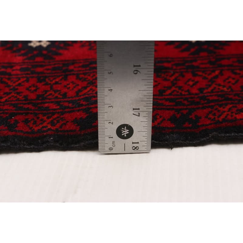Teimani Red Rug 3'11" x 5'11" - 3'11 x 5'11