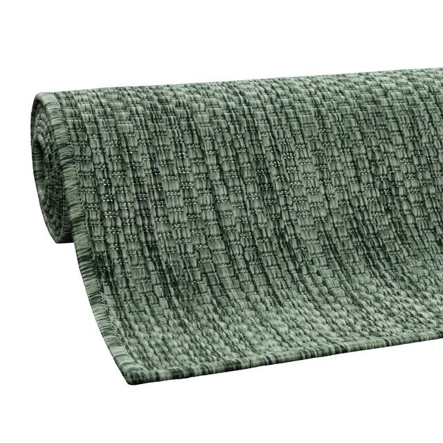 Variegated Waterproof Outdoor Rug for Patio