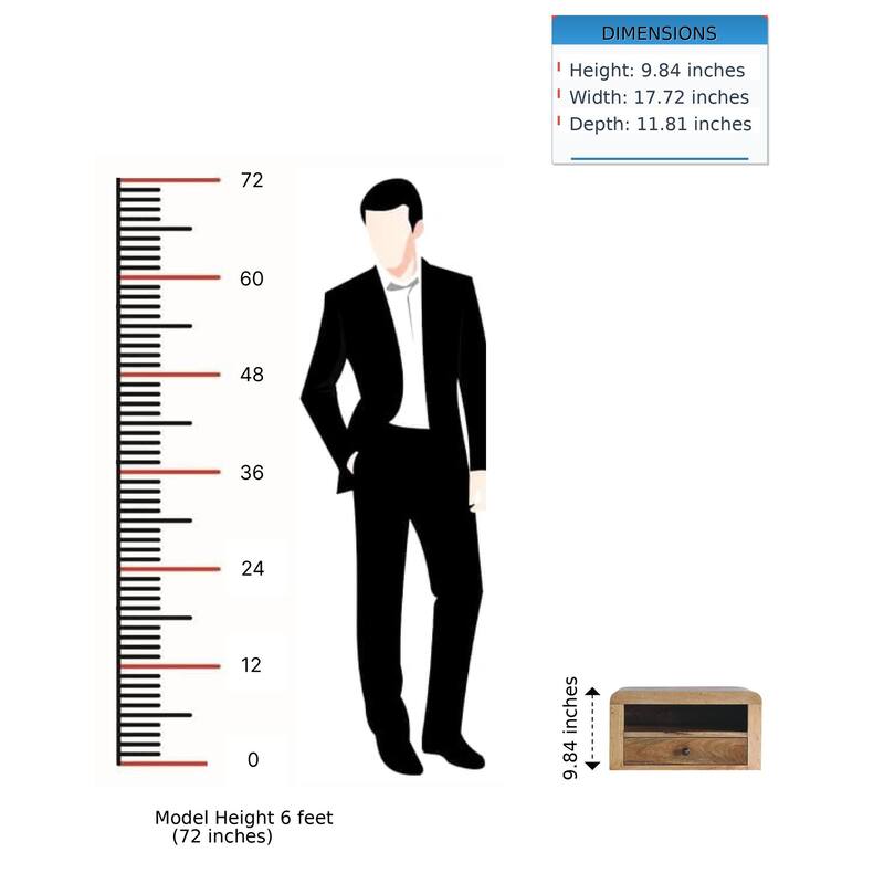 Chunky Floating Bedside