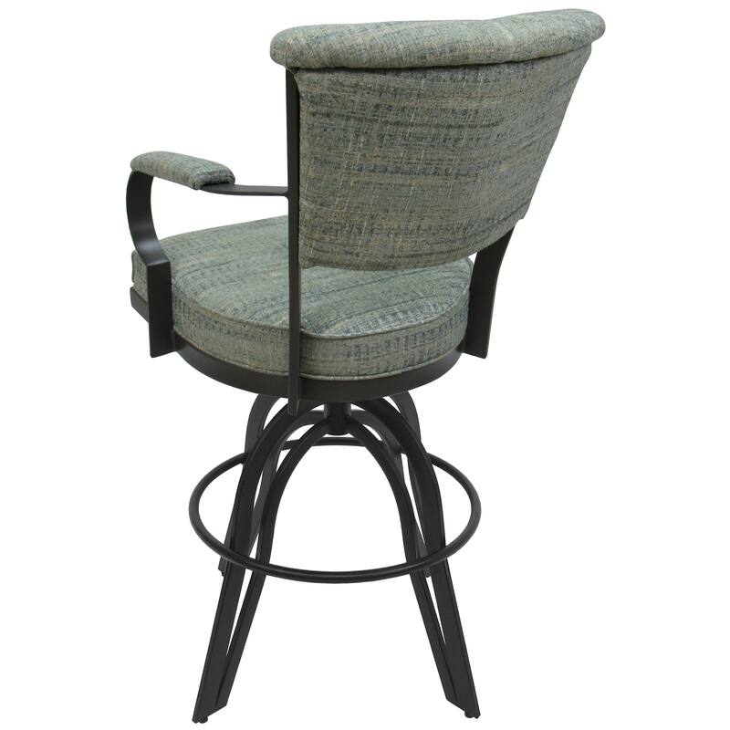 Miami Counter 26" or Bar 30" Metal Bar Stool on A Base